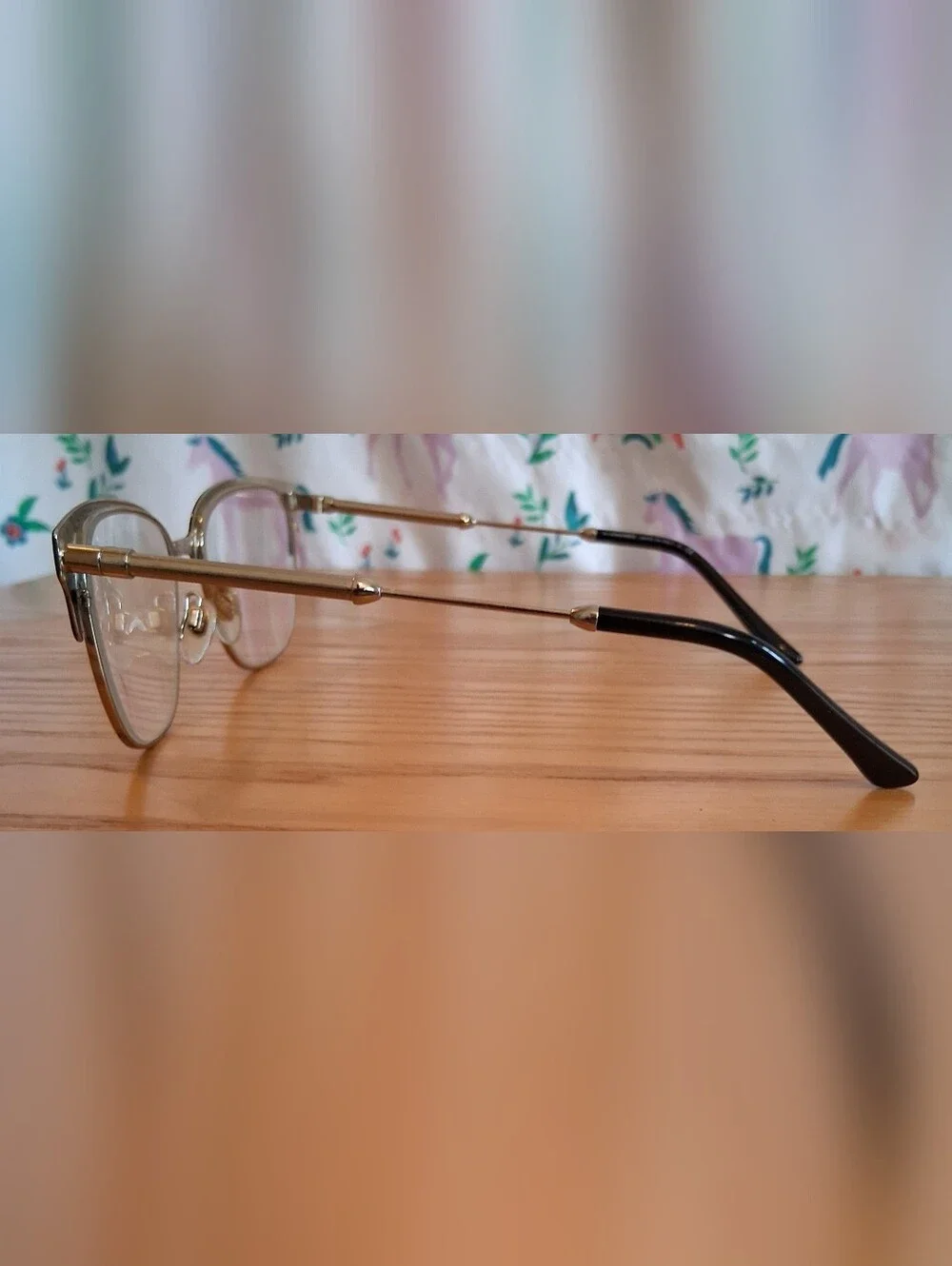 EUC Burberry B1313Q Black Cat Eye & Gold Tone Everyday Reading Glasses Frames
